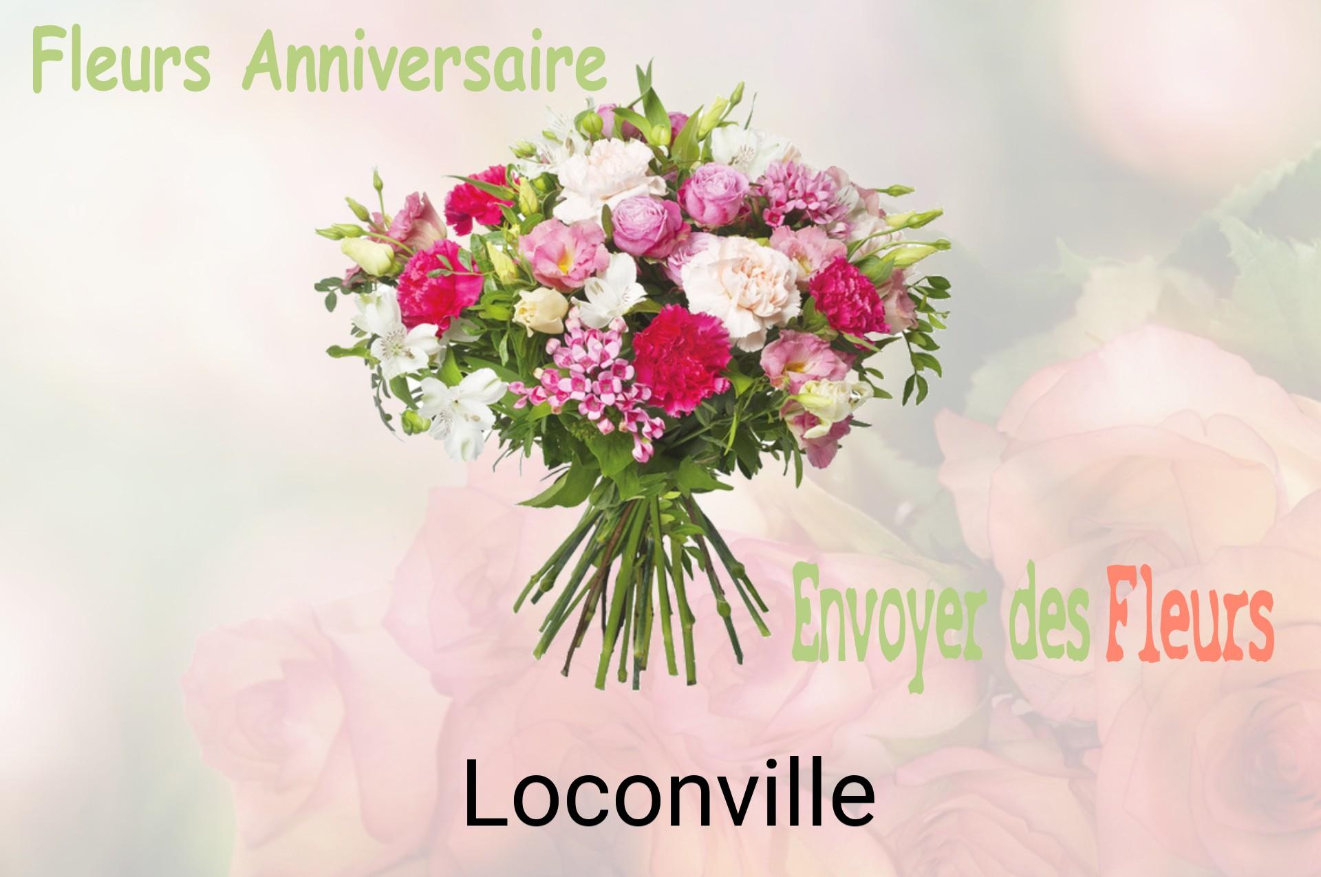 Bouquet de fleurs d’anniversaire livré à Loconville
